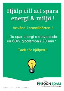 Produktbild från företaget Boon Edam Sweden AB - Energikalkylprogram