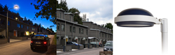 Produktbild från företaget Flux AB - Miljövänlig gatubelysning på sågverksgatan